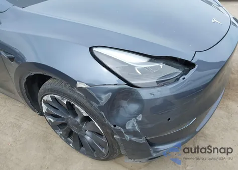 2023 Tesla Model Y Performance Dual Motor All-Wheel Drive из США, поврежденный, VIN 7SAYGDEFXPF585588